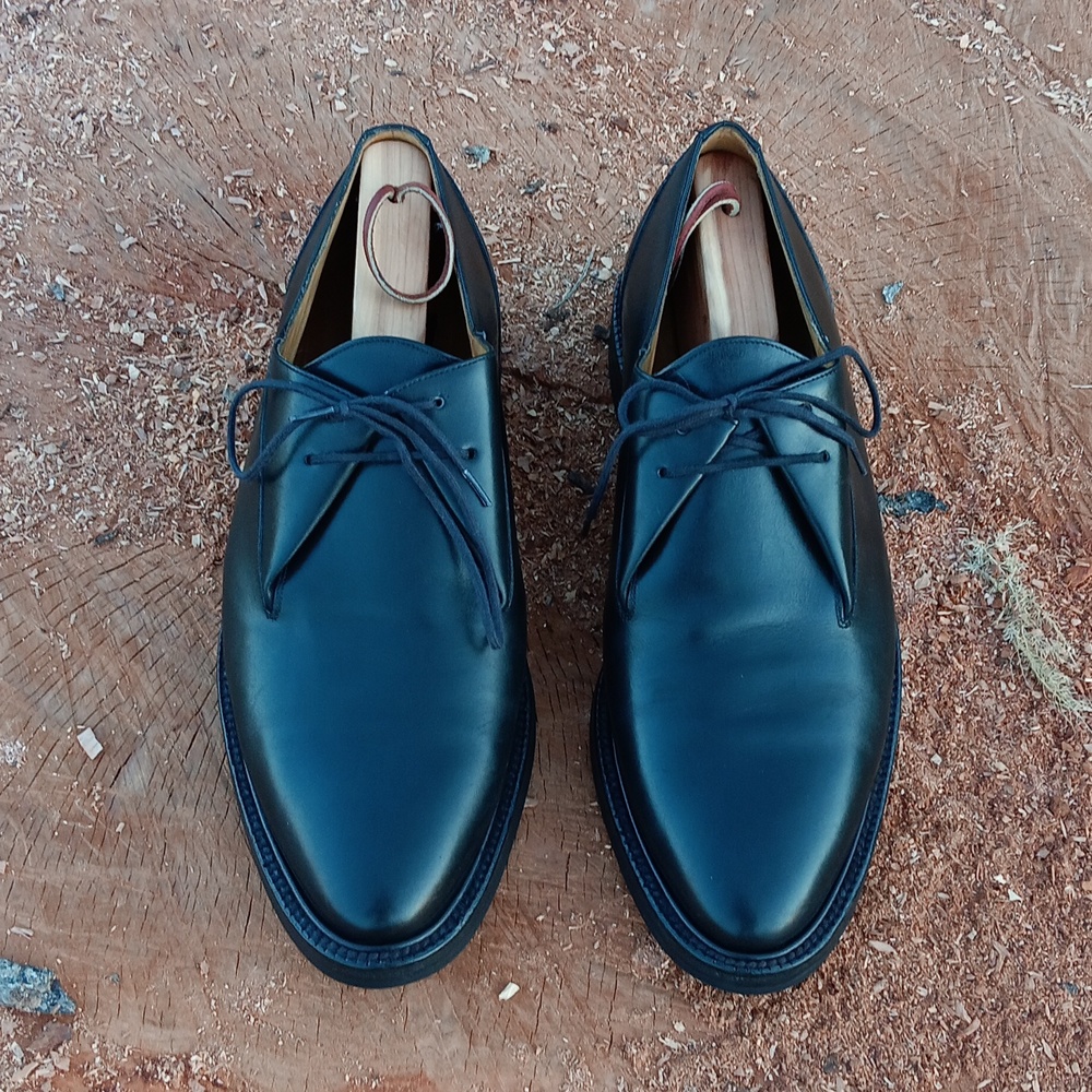 Adam Derrick To Boot Ny Men's Sharp Black Luxury … - image 4